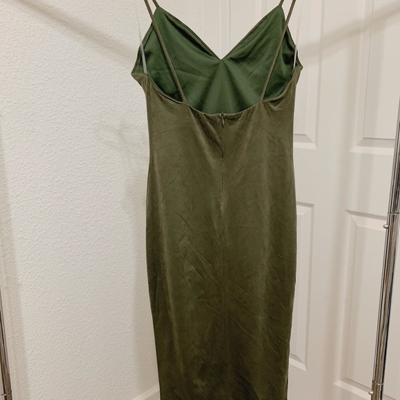 Suede Olive, BodyCon Dress - Picture 7 of 8